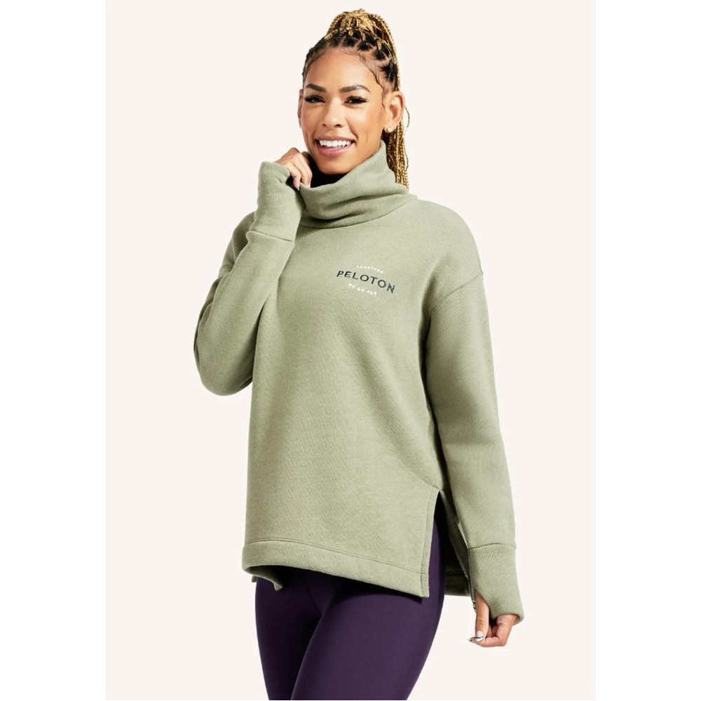 Peloton Green Pullover